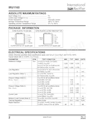 IRU1160CMTR Datasheet Pagina 2