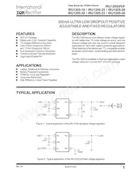 IRU1205-33CLTR Datasheet Copertura