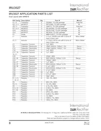 IRU3027CWTR Datasheet Page 8