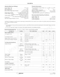 ISL6261AIRZ Datasheet Page 3