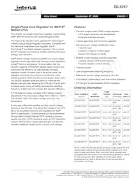 ISL6261CR7Z-T Datasheet Copertura