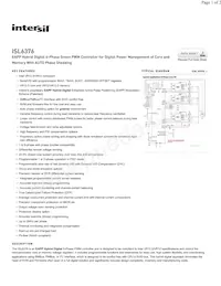 ISL6376IRZ Datasheet Copertura