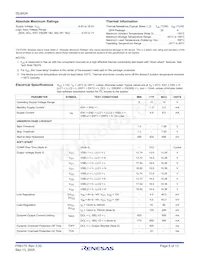 ISL6424ERZ-T Datasheet Page 5