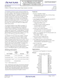 ISL6524ACBZA-T Datasheet Copertura