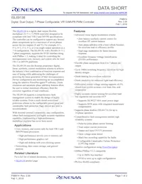 ISL69138IRAZ-T7A Datasheet Copertura