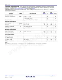 ISL80121IR50Z-T Datasheet Pagina 5