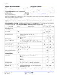 ISL9016IRUWKZ-T Datasheet Page 4