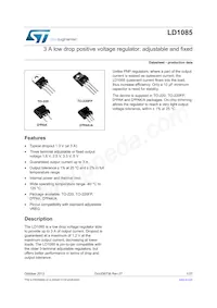 LD1085V36 Datasheet Copertura