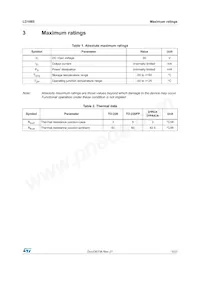 LD1085V36 Datasheet Pagina 5