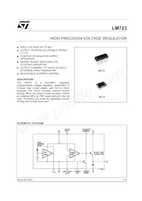 LM723N Datasheet Copertura