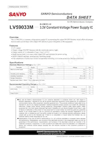 LV59033M-TLM-H數據表 封面