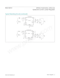 MAX16910EATA8/V+ Datasheet Page 2