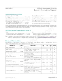 MAX16910EATA8/V+ Datasheet Pagina 3