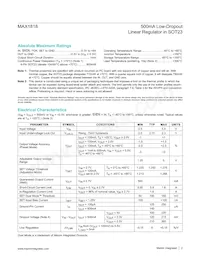 MAX1818EUT15#TG16 Datasheet Pagina 2