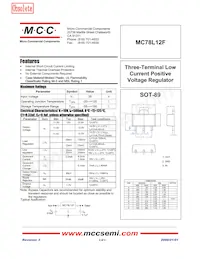 MC78L12F-TP Datasheet Copertura
