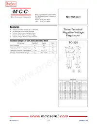 MC7910CT-BP Datenblatt Cover
