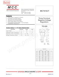 MC7915CT-BP Datenblatt Cover