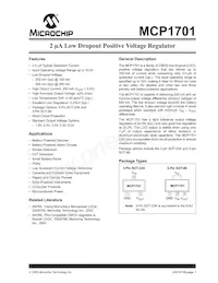 MCP1701T-1802I/MB Datasheet Cover