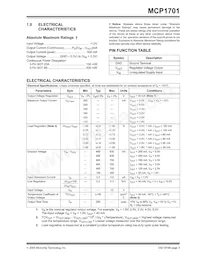 MCP1701T-1802I/MB Datasheet Page 3