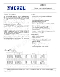 MIC2954-03YZ TR Datasheet Copertura