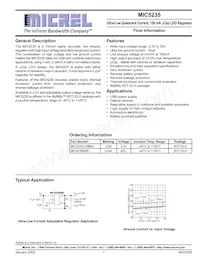 MIC5235BM TR Datenblatt Cover