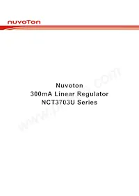 NCT3703U-475 TR Datenblatt Cover