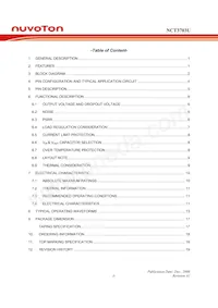 NCT3703U-475 TR Datasheet Pagina 3