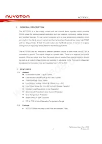 NCT3703U-475 TR Datasheet Pagina 5