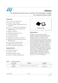 PM6680 Datasheet Copertura