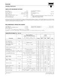 SI9183DT-AD-T1-E3 Datasheet Page 2