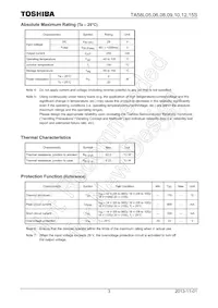 TA58L15S數據表 頁面 3