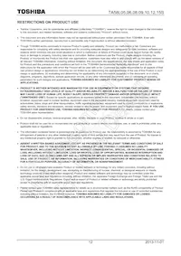 TA58L15S Datasheet Page 12