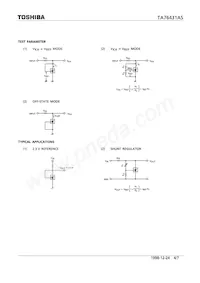 TA76431AS Datasheet Pagina 4