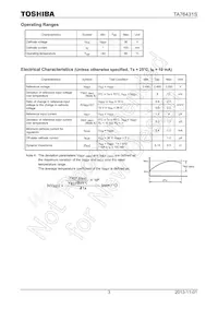 TA76431S Datasheet Pagina 3