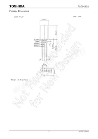 TA76431S Datasheet Pagina 7