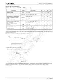 TA76432S Datasheet Pagina 5