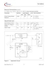 TLE4250GNTSA1數據表 頁面 7