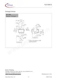 TLE4250GNTSA1數據表 頁面 11