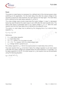 TLE4299GNTMA1 Datasheet Pagina 14