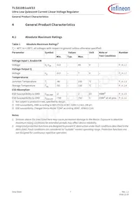 TLS810B1EJV33XUMA1 Datenblatt Seite 7