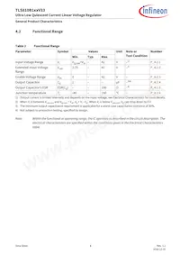 TLS810B1EJV33XUMA1 Datenblatt Seite 8