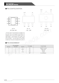 XC6220B301PR-G Datasheet Pagina 2