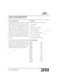 ZSR1200GTA Datasheet Cover