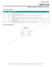 AAT2120IES-0.6-T1 Datasheet Pagina 2