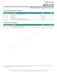 AAT2120IES-0.6-T1 Datasheet Pagina 3