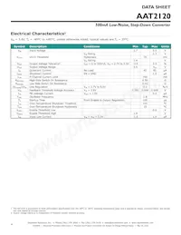 AAT2120IES-0.6-T1 Datasheet Pagina 4