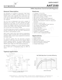 AAT2500IWP-AW-T1 Datasheet Copertura