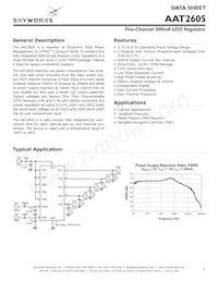 AAT2605IWO-1-T1 Datasheet Copertura