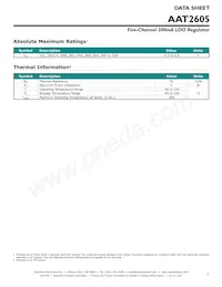 AAT2605IWO-1-T1 Datasheet Pagina 3