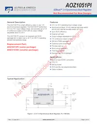 AOZ1051PI-2 Datenblatt Cover